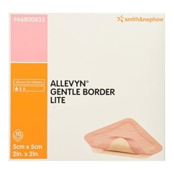 Smith & Nephew Allevyn Gentle Border 17,5 x 17,5 cm Pack de 10 vendajes
