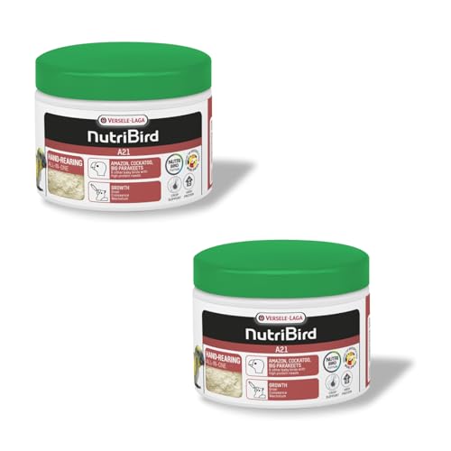 Versele-Laga NutriBird A21 | Doppelpack | 2 x 250 g | Handaufzuchtfutter für Vögel bei erhöhtem Proteinbedarf | Zur Unterstützung Einer optimale Entwicklung zu gesunden Jungvögeln