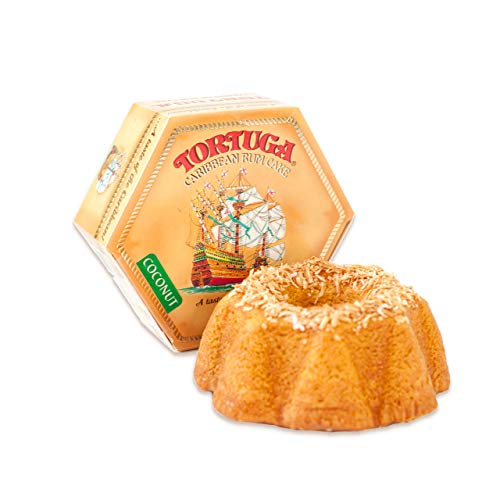 TORTUGA Caribbean Coconut Rum Cake - 4 oz Rum Cake - The Perfect