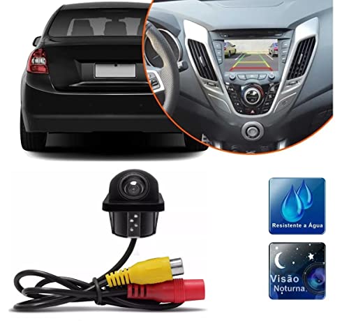 First Option Câmera de Ré Tartaruga Visão Noturna Colorida Estacionamento