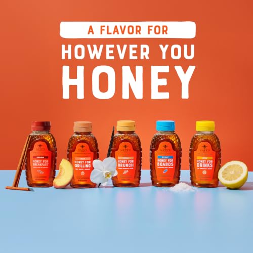 Image of Nate's Cinnamon Honey - 12 oz Squeeze Bottle | Made with 100% Pure Honey and Cinnamon - Perfect for Breakfast, Coffee, Toast, and Pancakes