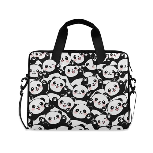 Maletín para laptop antiarañazos con correa ajustable y estampado floral tropical de aves ALAZA