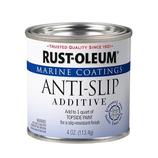 Rust-Oleum 207009 Marine Anti-Slip Additive 1/2-Pint, 4 Ounce (Pack of 1), Clear, 11 Fl Oz