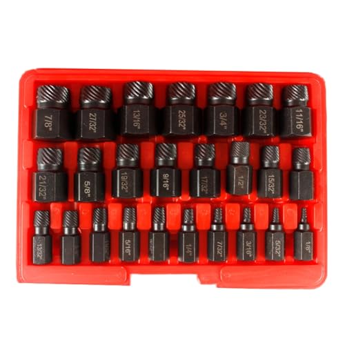Extracteurs de vis foirées avec embout hexagonal pour débloquer un boulon cassé - 7