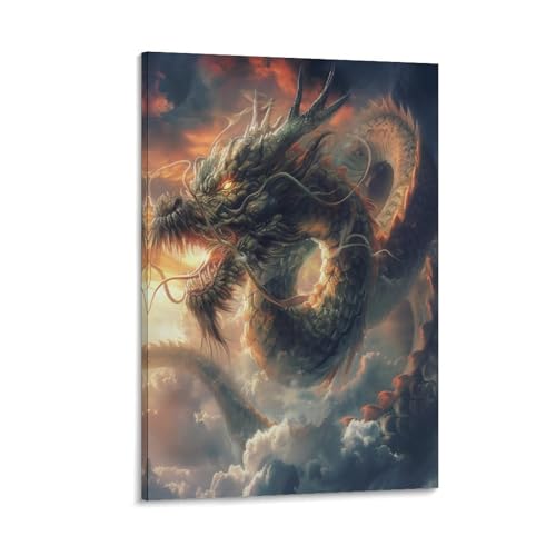 Décoration murale dragon sur toile : donnez du caractère à un salon sans relief