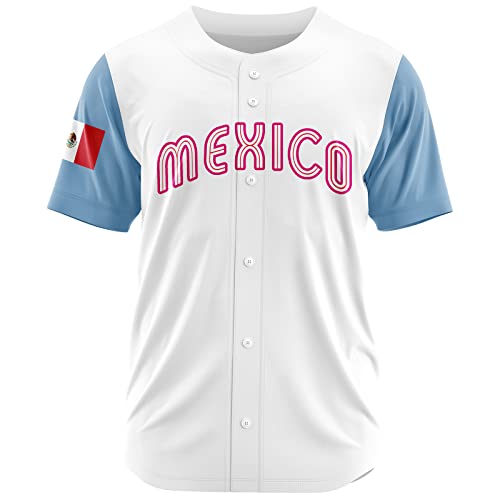 Customized Personalise 2023 Mexico Baseball Jerseys, Custom Name Number for Men Women Mexico Baseball Jersey miniatura 2
