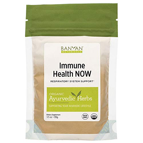 Banyan Botanicals Immune Health Now  Organic Herbal Immune Booster - Powdered Mix of Herbs for Lungs, Respiratory & Immune System Support*  3.5oz  Non GMO Sustainably Sourced Vegan