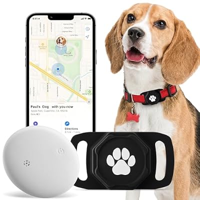 Smart Pet Tracker for Collar - Dog Tracker Pet Location Tracker with Holder