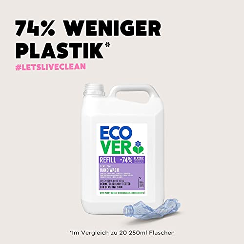 Ecover Handzeep Lavendel & Aloe Vera, 5000 ml - Afbeelding 6