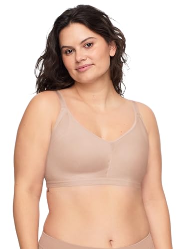 Image of Warners Easy Does It Underarm-Smoothing with Seamless Stretch Wireless Lightly Lined Comfort Bra