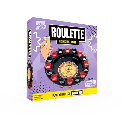 The Source Wholesale Ruleta para Beber Juego Casino 16 Vasos Chupito Vidrio 2 Bolas Metal Set Fiesta Adultos Despedida Soltero Regalo Divertido Noche Bar Gadget Original Juguete