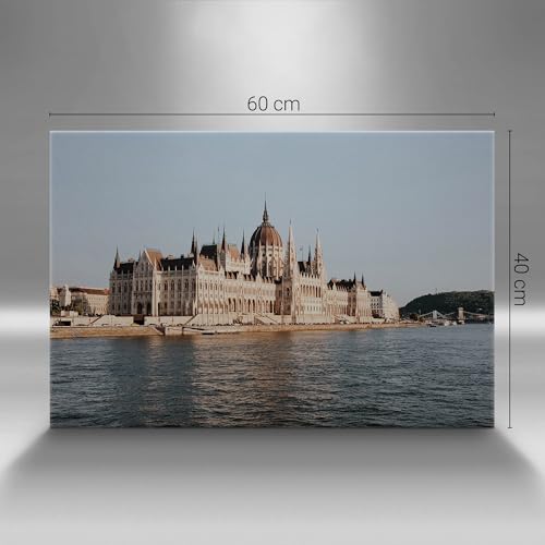 Image sur Toile Budapest Pour Habiller un Mur Blanc Décoration 60x40