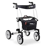 Strength, Style, Lightweight Design, Soft Padded Backrest, Easy-rolling wheels, Secure Breaks, Rollator, Walking Aid, Resistencia, estilo, diseño liviano, respaldo acolchado suave, ruedas de fácil desplazamiento, frenos seguros, andador, ayuda para caminar