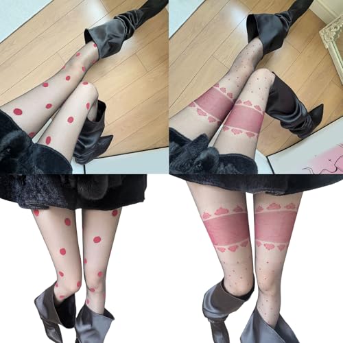 Sheer Tights Patterned Pantyhose Thigh High Stockings for Women Nylon Stockings Sheer Tights Pantyhose Hosiery Gifts2