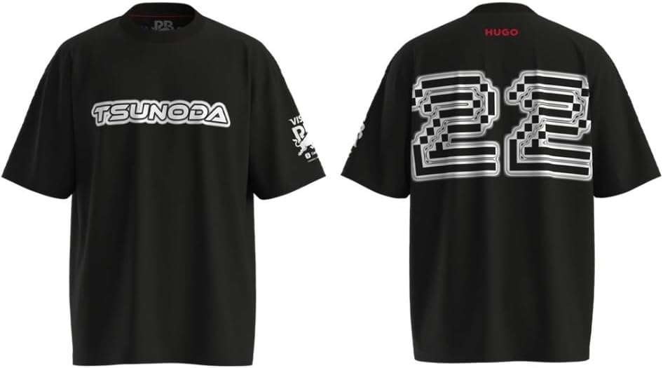 Hugo Mens Tsunoda Graphic F1 2025 Racing Bull Fan T-Shirt - Image 4