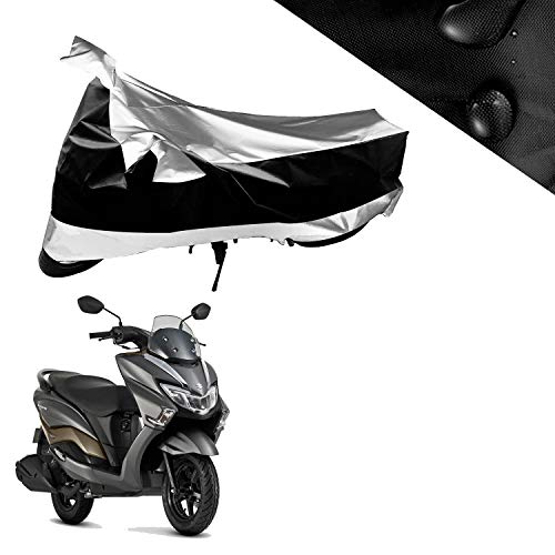 Image of Kandid Silver Sun Protection Water Resistant Bike Cover for Suzuki Burgman Street
