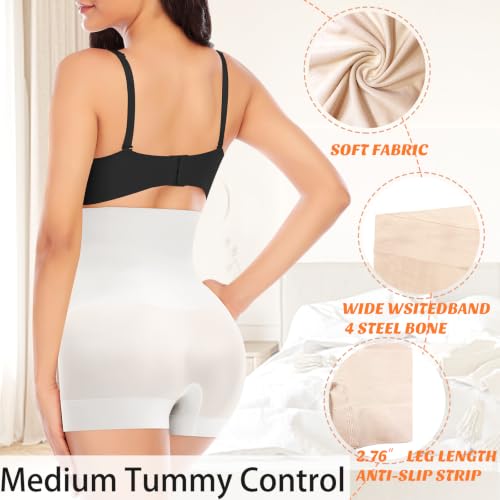 Image of Womens Seamless Shaping Boyshorts Panties Tummy Control Underwear Slimming Shapewear Slip Shorts