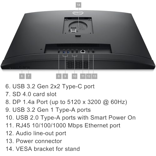 Image of Dell OptiPlex 7420 24 7000 23.8 inch FHD Business All-in-1 Desktop Computer, 14th Gen Intel 14-Core i5-14500T (Beat i7-13700T), 16GB DDR5 RAM, 1TB PCIe SSD, WiFi 6, BT, RJ-45, DP Port, Windows 11 Pro
