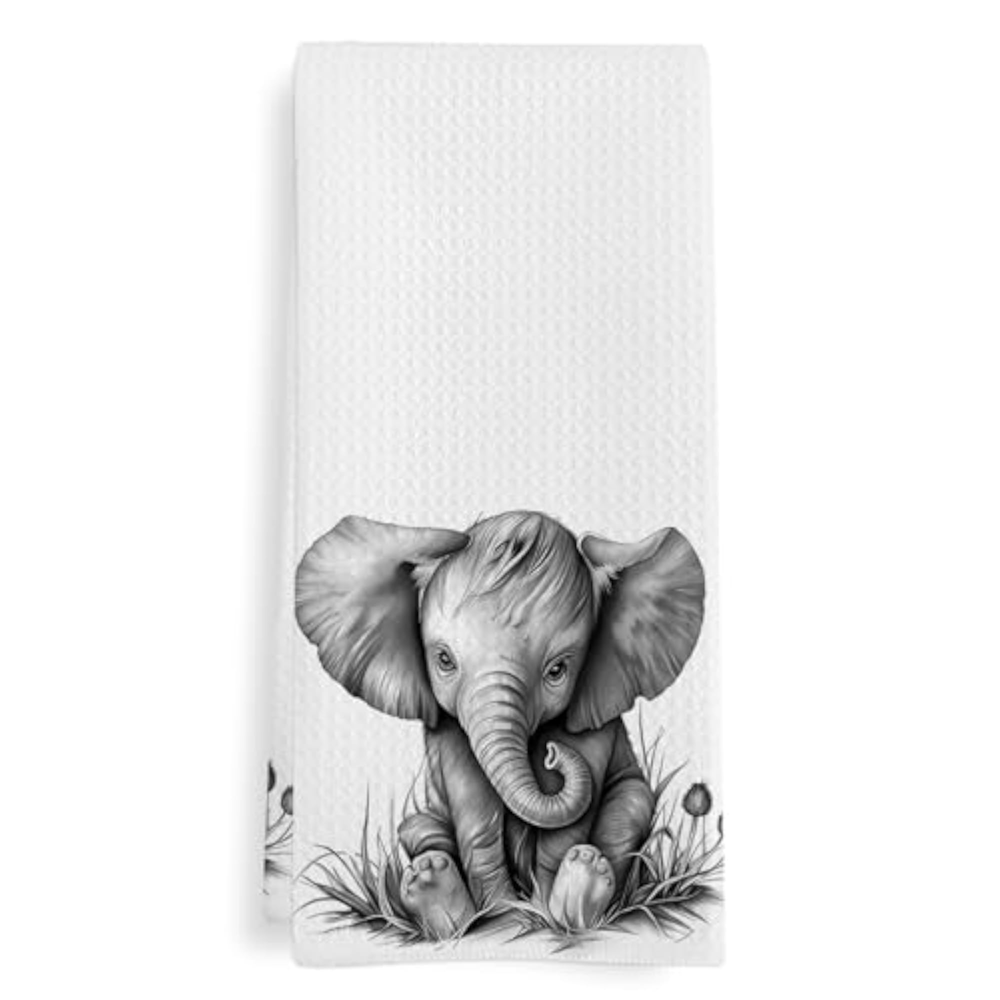 Elephant Kitchen Towels, Gifts for Animal Lovers