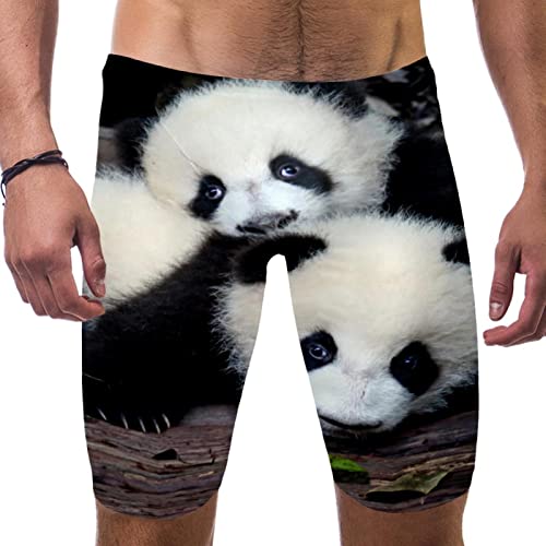 Short de bain panda à séchage rapide pour vos vacances d'été