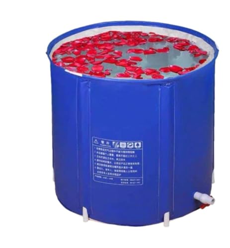 Giawkca ポータブルバスタブ 設置が簡単 環境に優しいバスタブバスルームスパ お風呂 キャンプに 持ち運び浴槽 バスタブ シャワールームに バケツ キャンプ水風呂 (A-65*65cm)