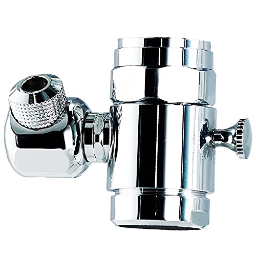 Indoor Tactics' Full Metal Faucet Aerator Rotatable Bathroom Universal 360 Degress, Dual function Faucet Aerator, Faucet Aerator for Kitchen/Bathroom with Universal Female/Male Thread