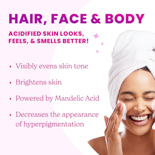 Acidified Body Cleansing Bar - 24 Hour Odor Control - Removes Odor Better than Soap - Moisturizing Formula - Formulated Without SLS or Parabens - OB/GYN Developed - 5 ounce (Unscented)