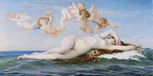 Posterazzi The Birth of Venus Poster Print by Alexandre Cabanel, (10 x 20)