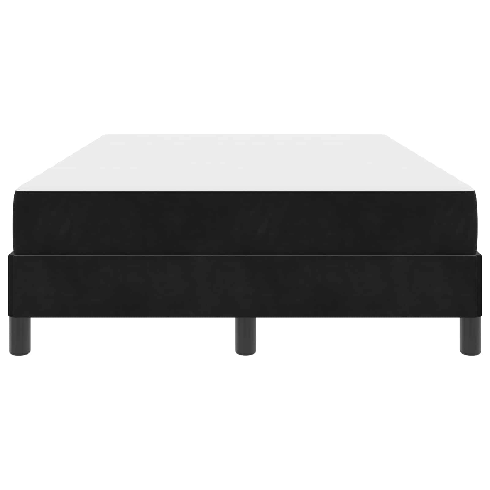 Confort firme tapizado minimalista rectangular 120x193x45cm negro