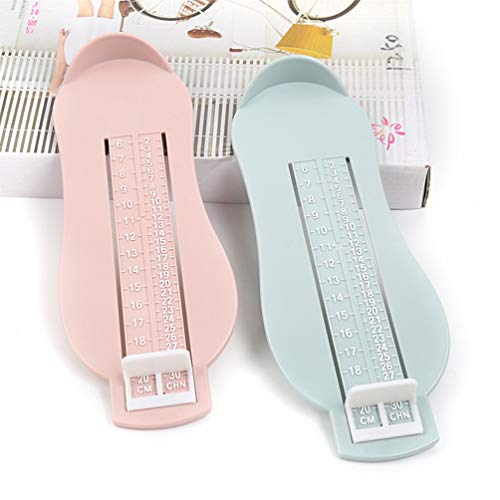 Artibetter Baby Foot Measurement Tool Kids Foot Ruler Shoe Size Measure Tool Foot Length Sizer Gauge Device Kit(Blue) #TOP1