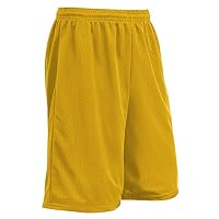 Champro BBS21YSIBWM Rebel - Pantaloncini da Basket in Poliestere, Argento, Nero, Bianco, Taglia M