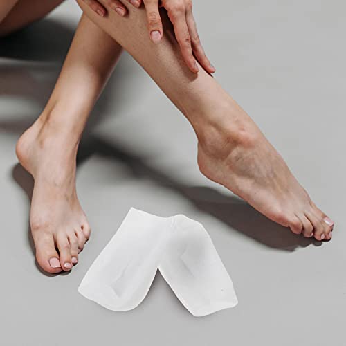 Image of Healifty Height Increase Soles Heels Sleeve Gel Heel Height Invisible Elevators Arch Support Pads Heel Protectors Cushion Insole for Pain Relief (4cm)