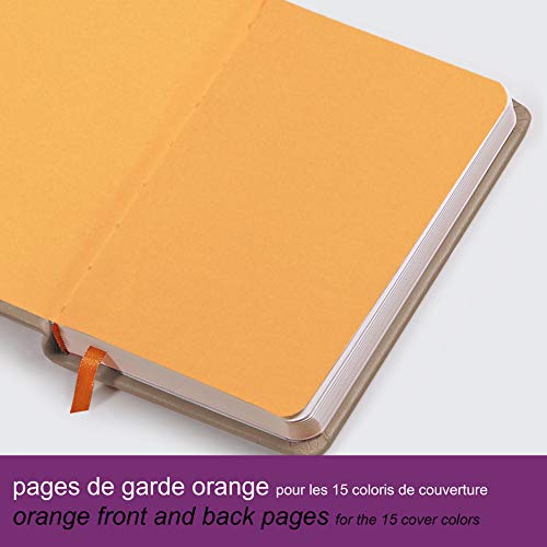 Rhodia Rhodiarama Webnotebook - Lined 96 Sheets - 5 1/2 X 8 1/4 - Purple Cover #TOP3
