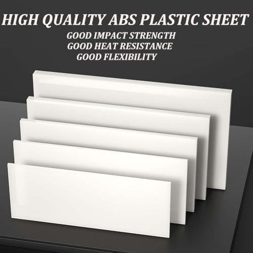 Hoja de plástico ABS reutilizable 250x250mm placa rigida 4mm espesor 3