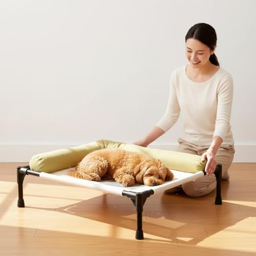 Panier surélevé déhoussable et respirant grand format orange - 7