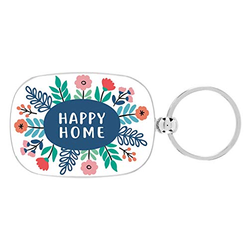Preisvergleich Produktbild Derrière la Porte Schlüsselanhänger Happy Home