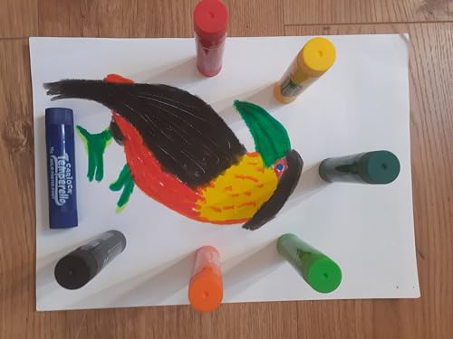 Carioca Temperello Solid Temperello | School Box | 96 Feste Temperafarben mit leuchtenden Farben | 96 Stück