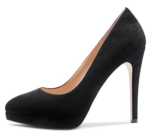 Image of Castamere Womens High Heels Platform Pumps Slip-on Stilettos 12CM Heel Office Dress Shoes
