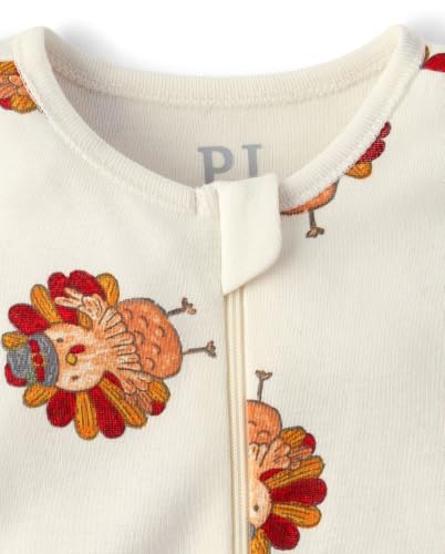 Image of The Children's Place Baby and Kids' Sibling Matching Halloween and Holiday Pajama Sets, Cotton