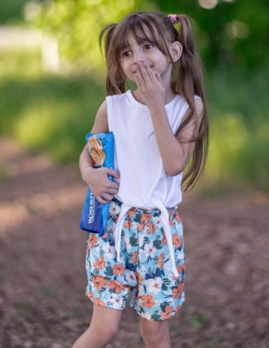 Arshiner Girl's 2 Piece Outfits Summer Tie Knot Tank Top and Paperbag Waist Pocketed Short Sets