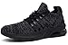 Scarpe Running Uomo Donna Air Scarpe da Ginnastica Corsa Sportive Jogging Leggero Sneakers Tennis Palestra Fitness Nero BlackGrey 46EU