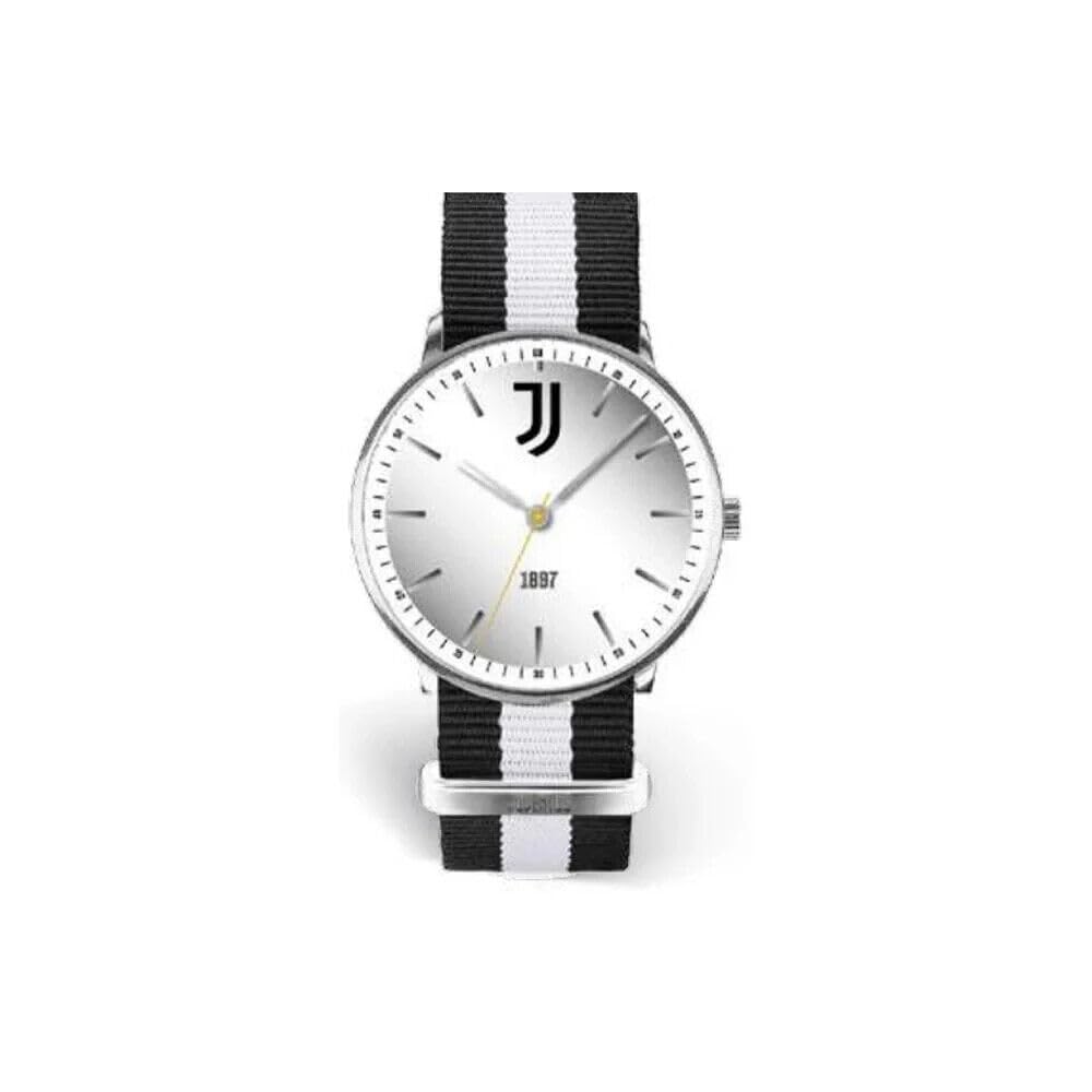orologio analogico football team juventus black strap