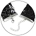 TEBIEKOY Black Cat Costume Accessories for Women Catwoman Costume Halloween Cosplay Party Sequin Cat Ears Headband and Choker Necklace for Women