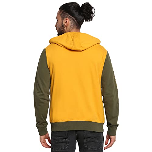 Image of Wrangler Multicolor Austin Hooded Regular Fit Sweatshirt