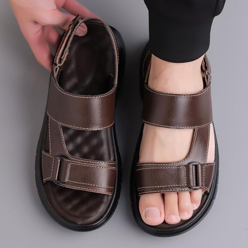 Black Sandals for Men Trendy Summer Outdoor Sports Slip On Sandal Casual Hiking Beach Slippes Workout Footwear4