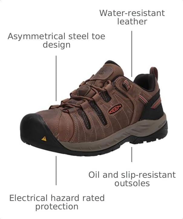 Image of KEEN Utility Men's Flint 2 Low Steel Toe Construction Boots