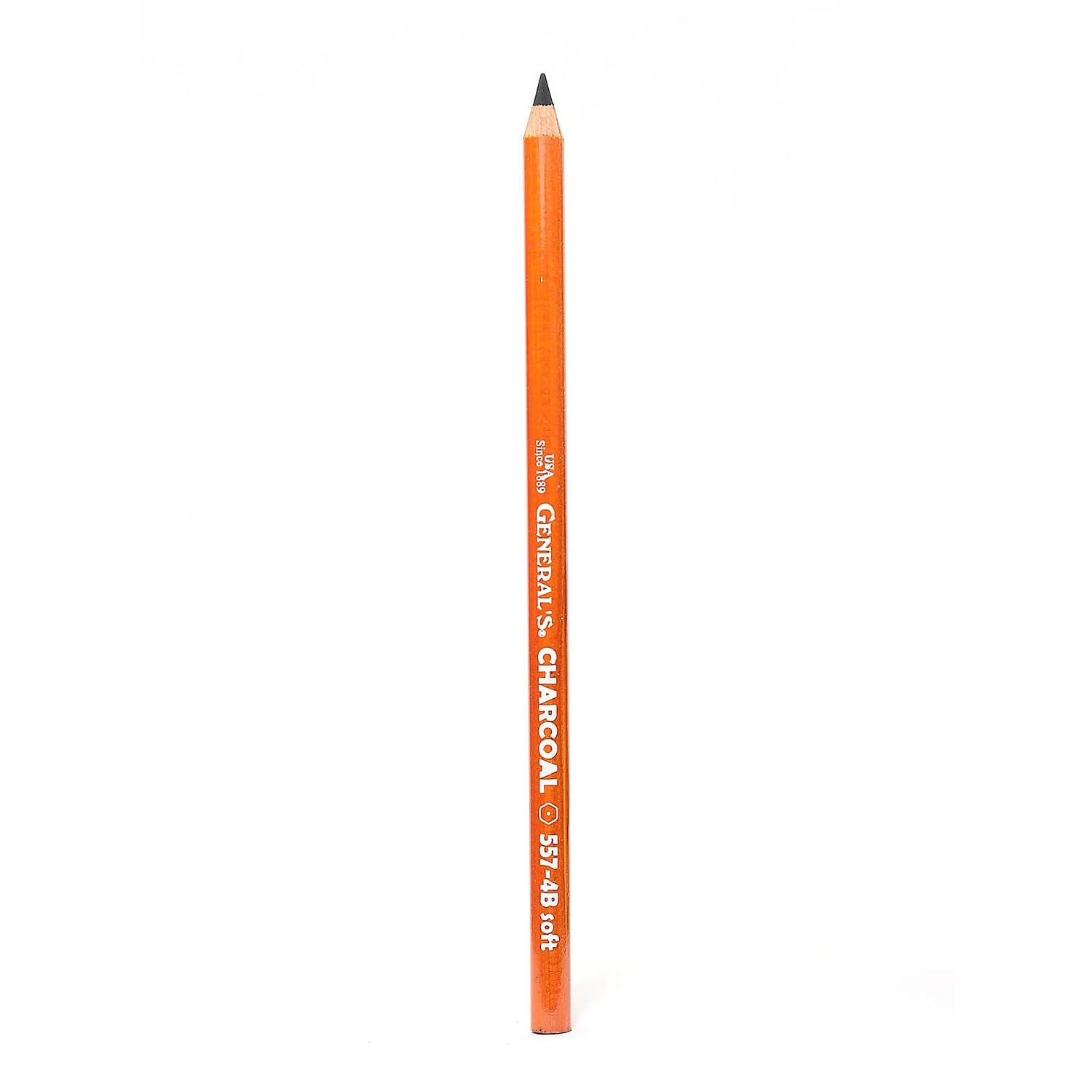 GENERAL'S 557 Series Charcoal Pencils 4B each [Pack of 12] (33611-PK12)