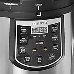 Presto 02141 6-Quart Electric Pressure Cooker, Black, Silver, Stainless steel - Image 5