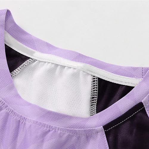 3-16Y Girls Ice Silk Athletic T-Shirt Kids Short Sleeve Casual Summer Tops Loose Crewneck Pullover Tees Blouses3