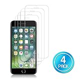 [3 PACK] Tocol for iPhone 7 Plus / iPhone 8 Plus Screen Protector Tempered Glass [9H hardness] [3D Touch] [Bubble Free] with Lifetime Replacement Warranty